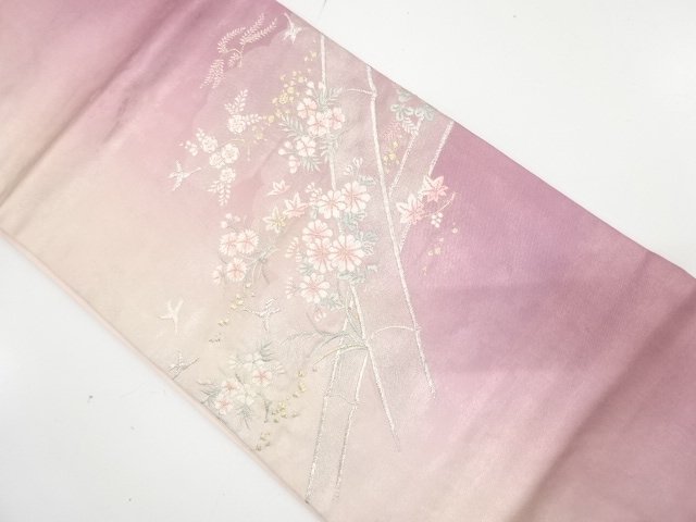 JAPANESE NAGOYA OBI / WOVEN NADESHIKO